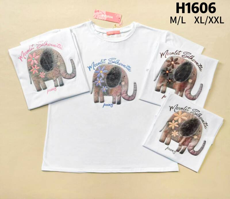 Bluzki damskie Roz M/L-XL-2XL, Mix Kolor Paczka 12 szt